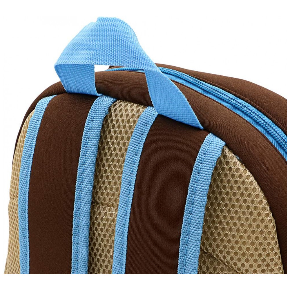 Mochila infantil Hipiwe macaco em neoprene marrom - Imagem 8