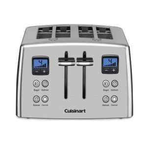 Torradeira Elétrica 4 Fatias Aço Inoxidável 110v CUISINART CPT 435 Prateado