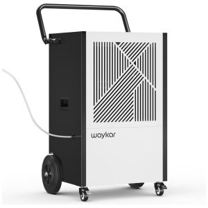 Desumidificador Comercial Waykar 15141 Litros por dia para até 883 metros quadrados com Bomba e Mangueira de Drenagem Ideal para Porões Armazéns e Restauração de Danos