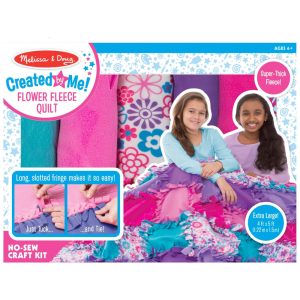 Faça sua Própria Colcha Florida Infantil sem Costura para Crianças Acima de 6 Anos Melissa & Doug