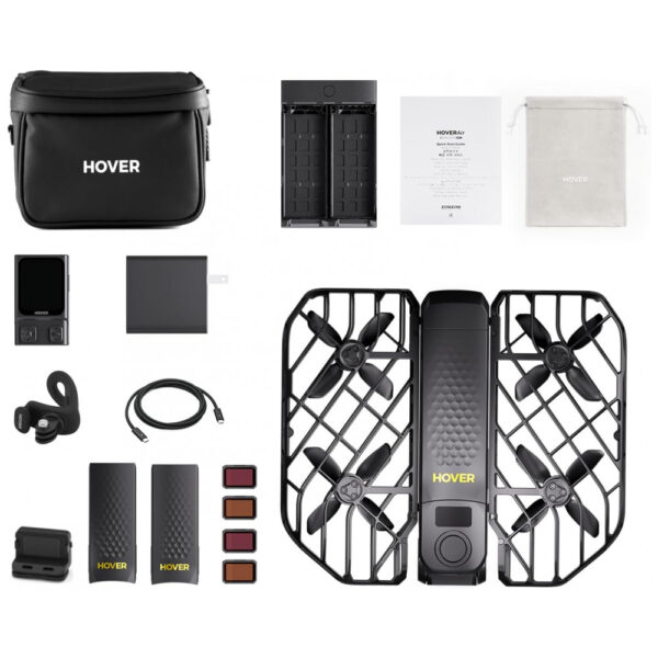 HOVERAir X1 PROMAX - Câmera Voadora 8K Action, Drone Dobrável com Velocidade de Acompanhamento de 42 KMH, 10 Modos de Voo Totalmente Automáticos,