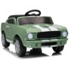 Carro Elétrico Infantil 12V INFANS Shelby Licenciado, Controle Remoto, Bluetooth, Suspensão, Cinto de Segurança, 3 Velocidades, Verde