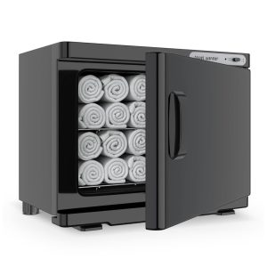 Aquecedor de Toalhas 23L Armazena até 12 Toalhas Faciais 110V RyJaune Preto