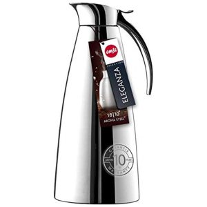 Jarra em Aço Inoxidável 13 Litros com Tampa a Vácuo Emsa Eleganza