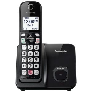 Telefone sem fio Panasonic com Bloqueio Avançado de Chamadas Identificador Bilíngue e Display Grande de Alto Contraste Sistema Métrico Brasileiro