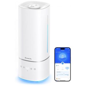 Umidificador para Ambientes Grandes 6L com Bicos Duplos de Rotação 360 e até 60 horas GoveeLife H7142 Branco