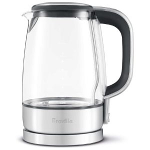 Chaleira USA 17L Vidro Aço Inoxidável Transparente 110v BREVILLE BKE595XL Prateado