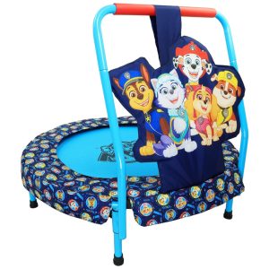 Cama Elástica Infantil com Alça para Crianças de 3 a 10 Anos Capelli Sport Patrulha Canina Azul