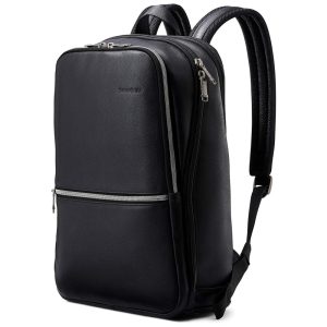 Mochila de Couro Clássico para Laptop SAMSONITE 126036 1041 Preto