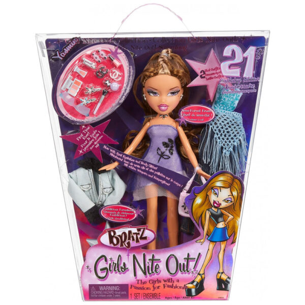 Boneca de Moda Bratz Girls Nite Out Edição de 21º Aniversário Yasmin