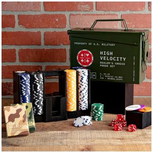 Maleta de Poker com 320 Fichas sem Numeração para Texas Holdem e Blackjack Plus TITAN Verde