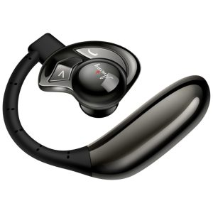 Fone de ouvido sem Fio Headset V5.2 Bluetooth para Chamadas com Microfone AMINY ufo black Preto