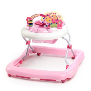 Andador de Bebê Bright Starts JuneBerry Walk-A-Bout Andador e Entretenimento para Bebê Brinquedo de Piso Removível Estrutura Dobrável.