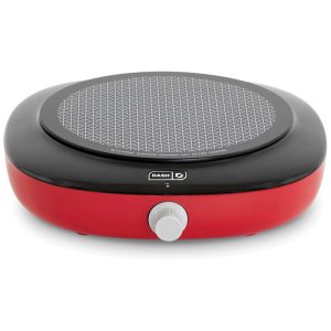 Cooktop Elétrico com Aquecimento Infra vermelho e 5 Níveis de Temperatura 110V 1200W Dash Vermelho
