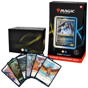 Magic The Gathering Starter Commander Deck – Primeiro Voo Branco e Azul Para Maiores de 13 Anos