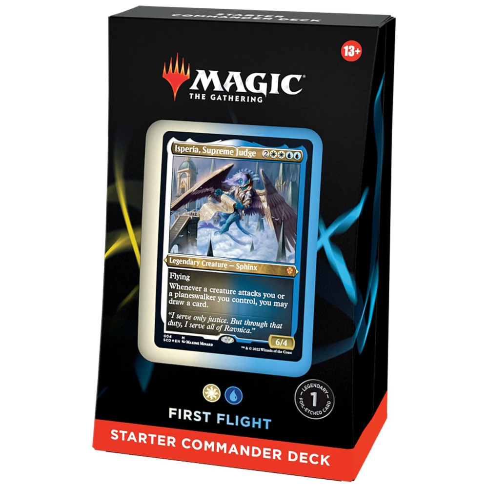 Magic The Gathering Starter Commander Deck – Primeiro Voo Branco e Azul Para Maiores de 13 Anos - Imagem 4
