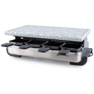 Churrasqueira Elétrica com Tampo de Pedra de Granito 1200W 110v SWISSMAR KF 77081 Cinza