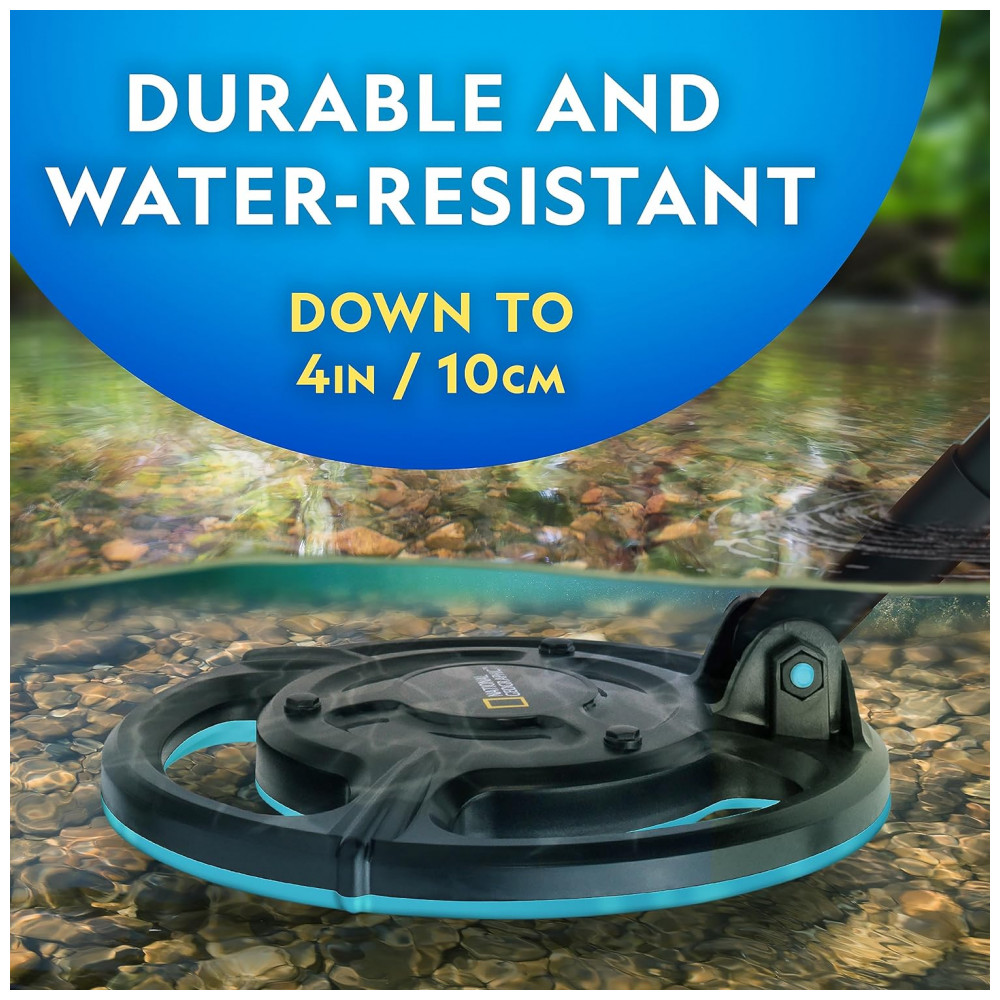 Detector de Metais Iniciantes – Kit STEM para Crianças, Busca de Tesouros no Quintal e Praia, Presente Criativo, National Geographic - Imagem 3