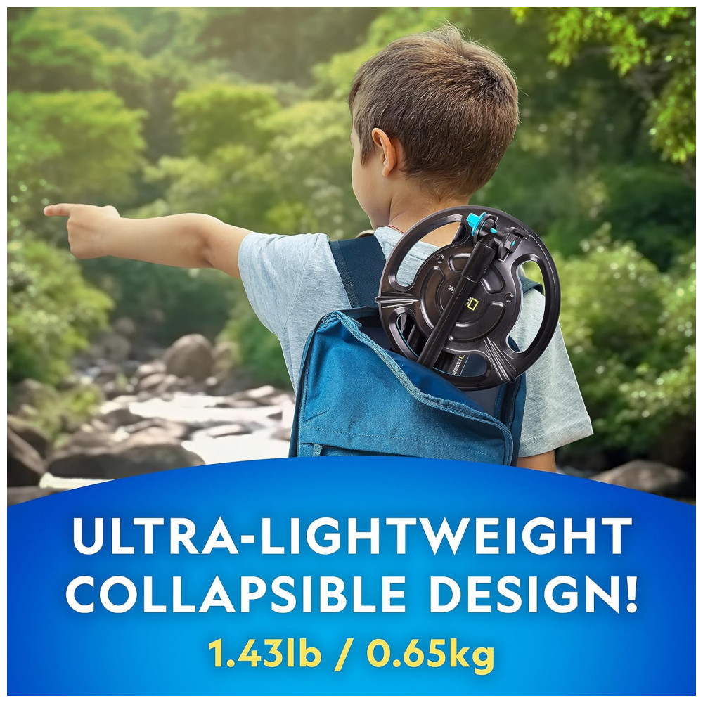 Detector de Metais Iniciantes – Kit STEM para Crianças, Busca de Tesouros no Quintal e Praia, Presente Criativo, National Geographic - Imagem 4