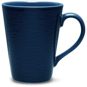 Caneca com Estilo Moderno Material de Porcelana e Capacidade de 350mL Noritake Azul