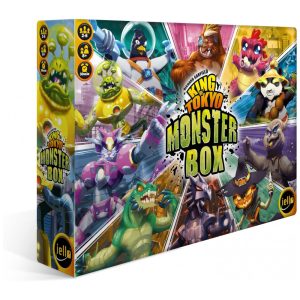Jogo de Estratégia King of Tokyo Monster Box 2 a 6 Jogadores Para Maiores de 8 Anos IELLO 51877 Amarelo