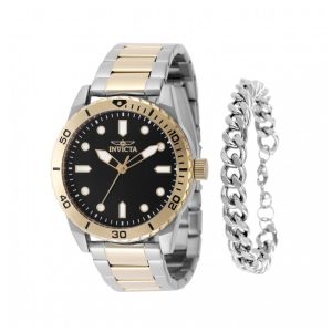 Relógio Masculino Invicta Specialty 43mm Dourado Aço com Conjunto de Pulseiras 48309