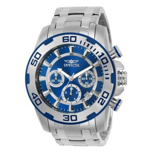 Relógio Masculino Pro Diver SCUBA Invicta 22319 Prata e Azul
