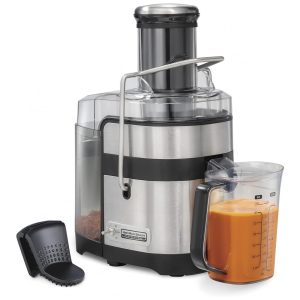 Centrífuga de Frutas e Vegetais Profissional 1100W 110V Hamilton Beach 67906 Prata e Preto