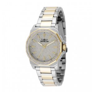 Relógio Feminino Invicta Speedway 34mm Dourado Aço 49129