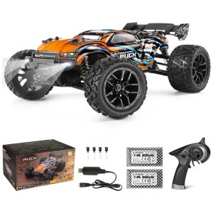 Off Road RC Cars Escala 118 2.4GHz Controle Remoto Adultos Crianças HAIBOXING Preto