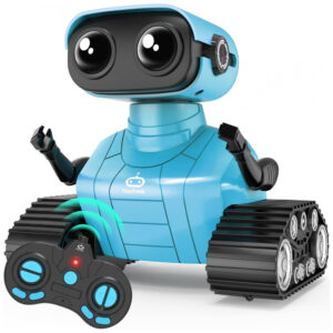 Robô Emocional Programável Roxo – Playsheek, Controle Remoto 2,4 GHz com Dança, Luzes LED e Recarga USB para Crianças