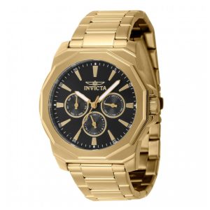 Relógio Masculino Invicta Speedway Multifunções 42mm Dourado 46849