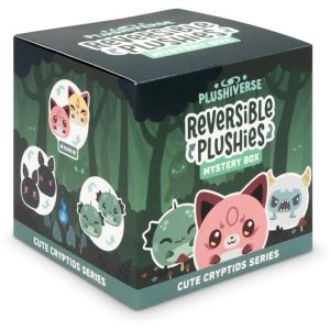 Blind BoxCaixa Surpresa de Pelúcia TeeTurtle Reversível da Série de Criaturas Fofas Criptidas - Surpreenda-se com Estes Adoráveis Animais de Pelúcia!