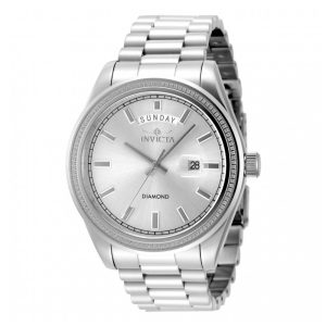 Relógio Masculino Invicta Elite Diamond com 041 Quilates de Diamantes 44mm Aço 48759