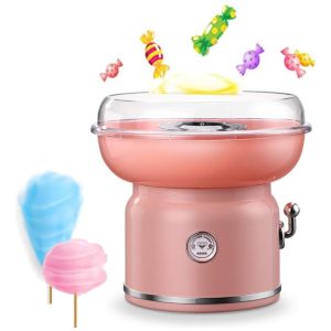 Retrô Máquina de Algodão Doce Elétrica Profissional 110v GMRZ Rosa