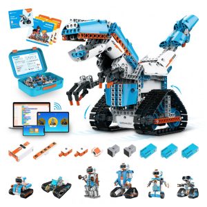 Kit de Construção Robótica STEM com Programação via APP Modelo 3D WhalesBot E7