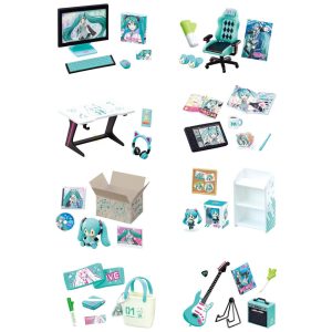 Blind Box Caixa Surpresa Re-Ment Miku Miku Room Transforme sua Decoração em um Sonho de Fã de Hatsune Miku!