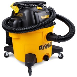 Aspirador de Pó e Líquidos 34L com Motor Potente Cabo de Alimentação 6 Metros Ideal para Serviços Pesados em Oficinas 110V DEWALT DXV09PZ Amarelo
