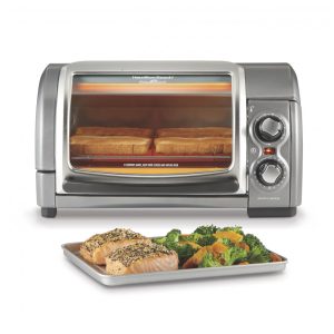 Forno Elétrico de Bancada com Temporizador 1200W Aço 110v HAMILTON BEACH 31344DA Cinza