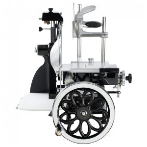 Fatiador Industrial de Carne Manual Omcan 46089 FAC Volano 12 Preto com Volante em Forma de Flor