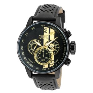 Relgio masculino Invicta S1 Rally com 48mm de dimetro cor preta e estilo arrojado.