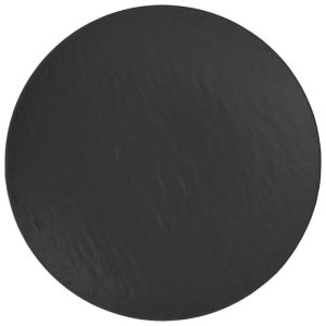 Prato Gourmet Coupe de 24 cm com Formato Redondo e Material de Porcelana Villeroy Boch Preto