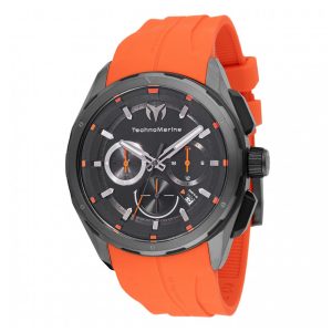 Relógio Masculino TechnoMarine Ocean Nomad 43mm Laranja TM318099