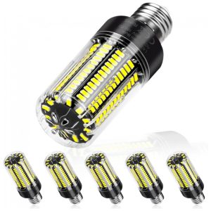 Lâmpadas LED tipo milho 30W 6 unidades equivalentes a 300W 3520 lúmens super brilhantes luz diurna 6000K base E26/E27 para ventiladorDuu Too