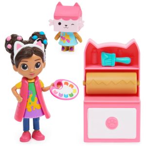 Estúdio de Arte da com 5 Acessórios para Crianças a partir de 3 Anos GABBYS DOLLHOUSE 6062022 Rosa