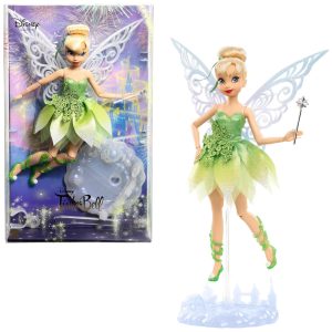 Boneca Coleção Tinker Bell Disney com Asas para Comemorar os 100 Anos de Maravilhas da Disney Mattel