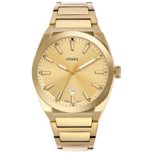 Relógio Masculino Analógico de Quartzo com Pulseira de Aço Inoxidável Fossil FS5965 Dourado