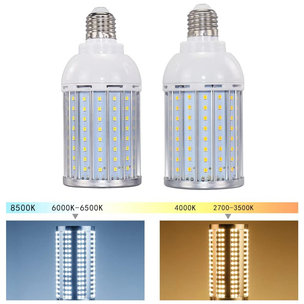 Lâmpada de Milho LED Bulbright, Equivalente a 250 Watts, 30W, Branco Quente 3000K, 3000LM, Base E26 E27, Para Iluminação de Fotos, Armazém, Garagem, - Imagem 4