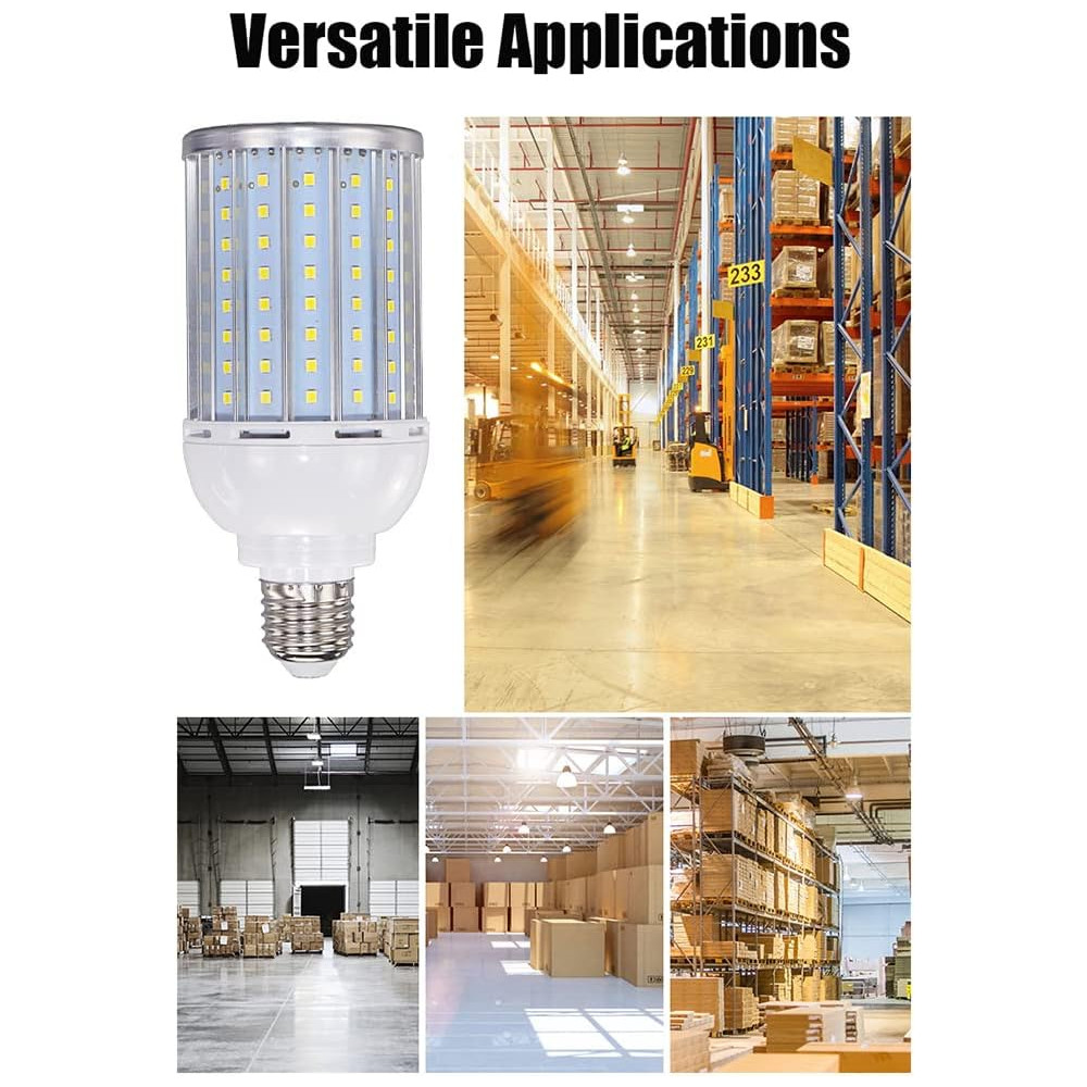 Lâmpada de Milho LED Bulbright, Equivalente a 250 Watts, 30W, Branco Quente 3000K, 3000LM, Base E26 E27, Para Iluminação de Fotos, Armazém, Garagem, - Imagem 5