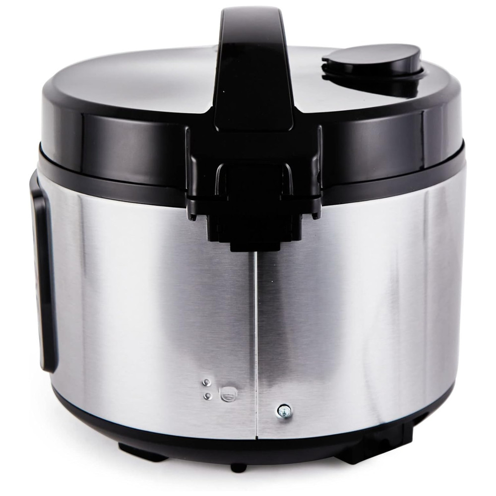 Panela de Arroz Elétrica 1 Litro em Aço Inoxidável e 8 Predefinições 110V YumAsia Kumo Prata - Imagem 8